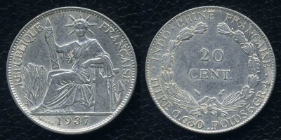 Indo-Chine. 1937. 20 cent.jpg