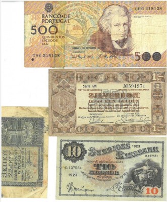 Разные европейские банкноты.JPG