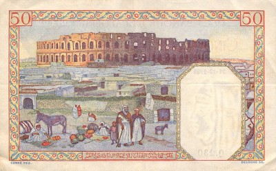 50 франков, Алжир, 1939г.1.jpg
